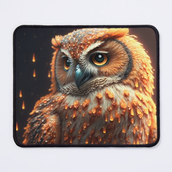 Item preview, A beautiful flaming magical owl. designed and sold by DSAHART.