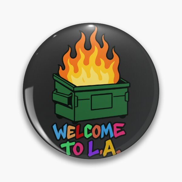 Item preview, LA Riots Dumpster Fire designed and sold by muskitt.