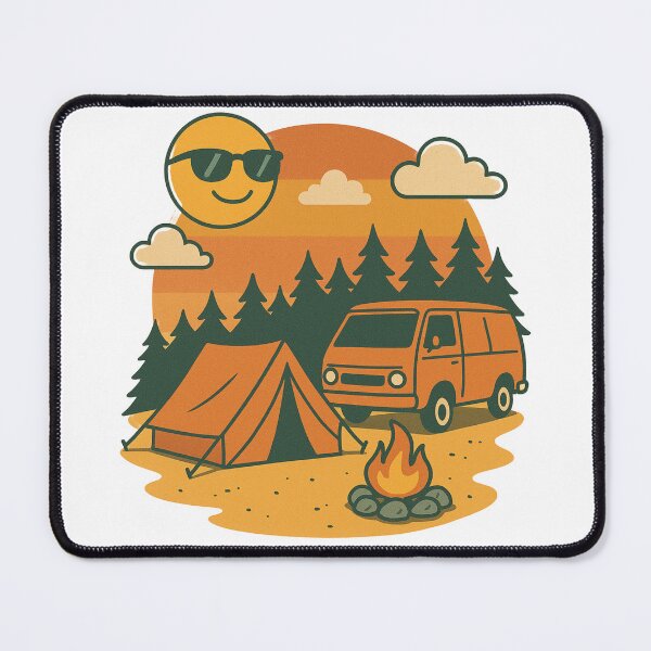 Item preview, Chill Campfire Vibes - 70s Style designed and sold by MonoArt MA.