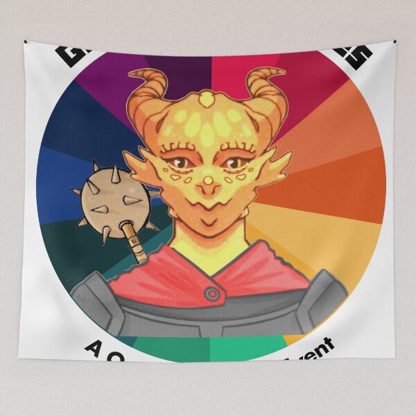 Artikelvorschau, Drachengeborener Paladin Gina Promo Schwarz entworfen und verkauft von Gina's Emporium.