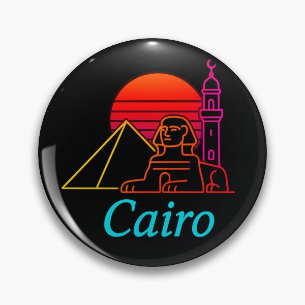 Item preview, Cairo Neon Skyline Collection: Futuristic City Lights designed and sold by Design_Your_Day.