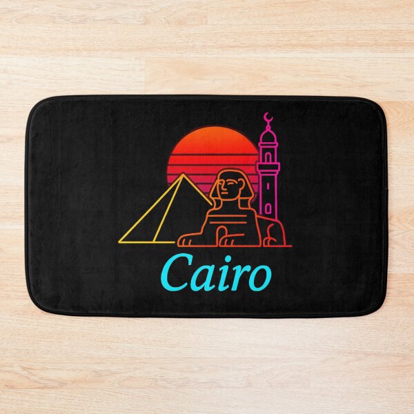 Item preview, Cairo Neon Skyline Collection: Futuristic City Lights designed and sold by Design_Your_Day.