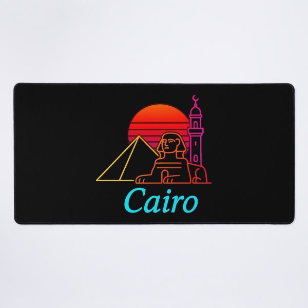 Item preview, Cairo Neon Skyline Collection: Futuristic City Lights designed and sold by Design_Your_Day.