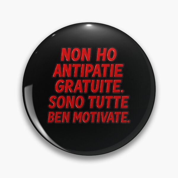 Item preview, Non ho antipatie gratuite – Frase Ironica Rosso Neon | IroniaeCo designed and sold by IroniaeCo.