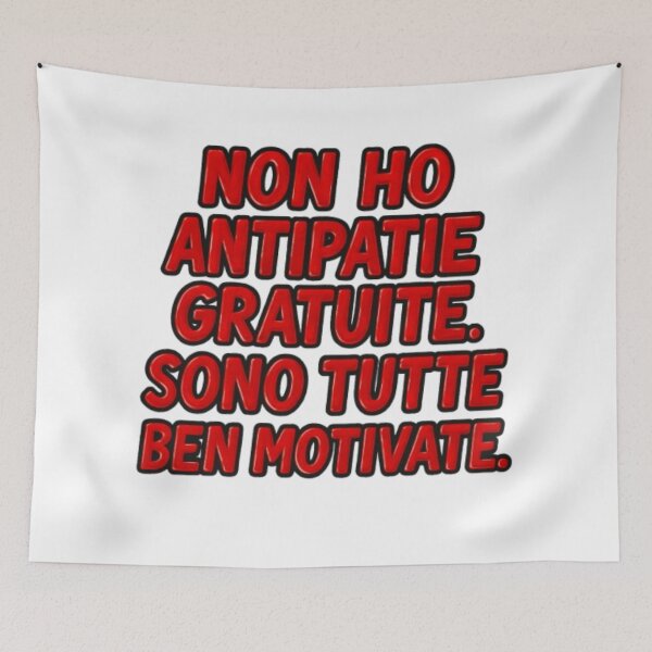 Item preview, Non ho antipatie gratuite – Frase Ironica Rosso Neon | IroniaeCo designed and sold by IroniaeCo.