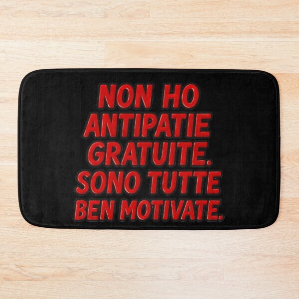 Item preview, Non ho antipatie gratuite – Frase Ironica Rosso Neon | IroniaeCo designed and sold by IroniaeCo.