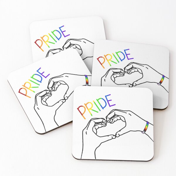 Item preview, Pride Rainbow Hand Heart Ver 1 designed and sold by ClearAndHappy.