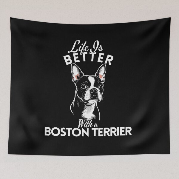 Item preview, Life Is Better With a Boston Terrier – Minimalist Charming and Dapper Dog Design designed and sold by GoodyPaws.