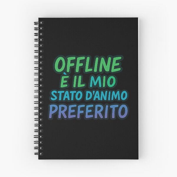 Item preview, Offline è il mio stato d’animo preferito – Frase Ironica a Pennello | IroniaeCo designed and sold by IroniaeCo.