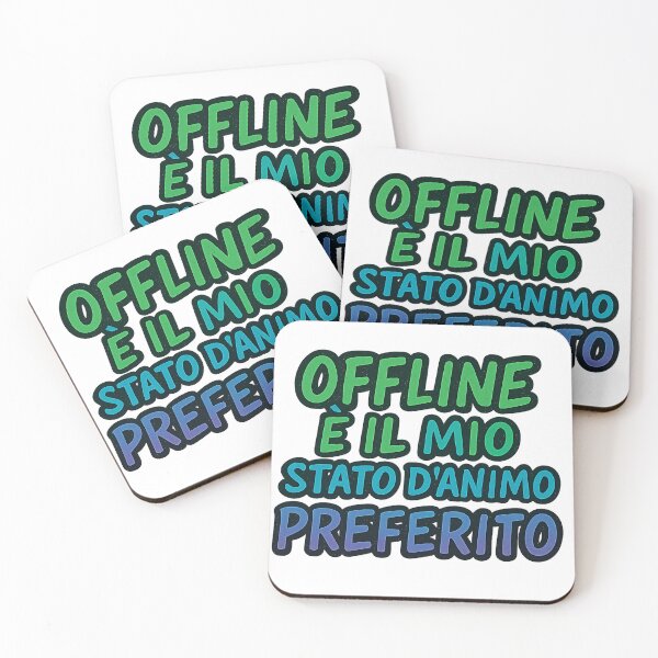 Item preview, Offline è il mio stato d’animo preferito – Frase Ironica a Pennello | IroniaeCo designed and sold by IroniaeCo.