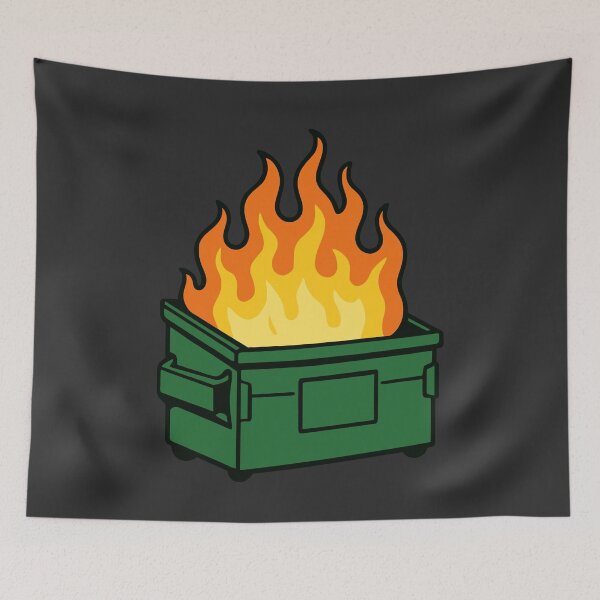 Item preview, Dumpster Fire designed and sold by muskitt.