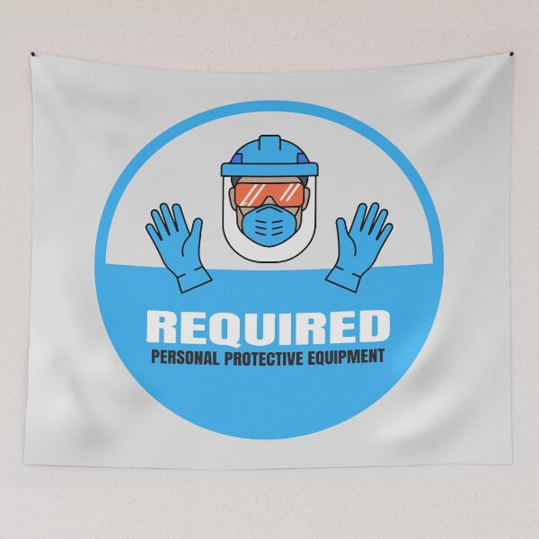 Item preview, Required Personal Protective Equipment Sign designed and sold by KiwiRider.
