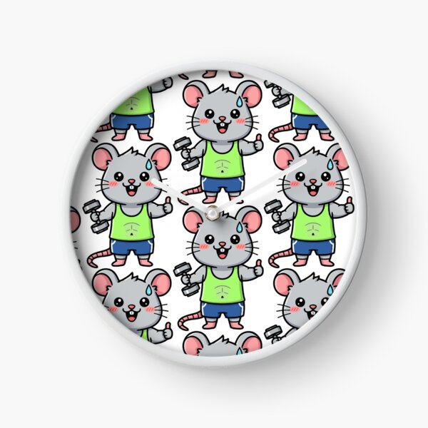 Item preview, Workout Buddy – Kawaii Gym Rat designed and sold by Hamza Mrizak.