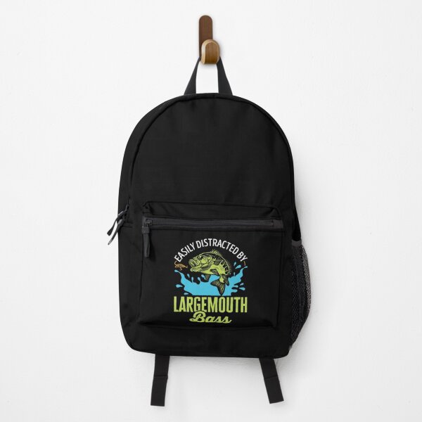 Item preview, Easily Distracted by Large Mouth Bass Largemouth Fish Fishing designed and sold by jaygo.