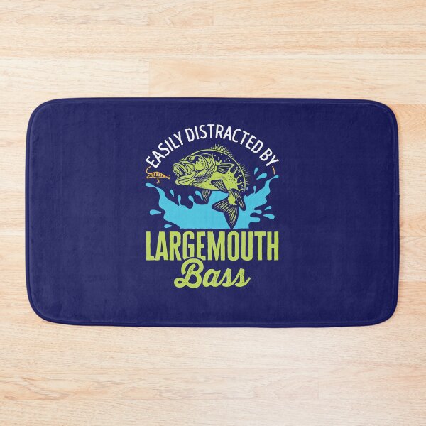 Item preview, Easily Distracted by Large Mouth Bass Largemouth Fish Fishing designed and sold by jaygo.