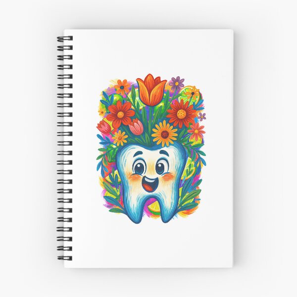 Item preview, Happy Tooth Bloom – Cute Dental Flower Art for Dentists & Smiling Souls designed and sold by ArtfulWeave.