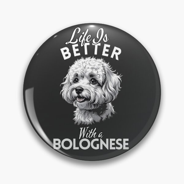 Item preview, Life Is Better With a Bolognese – Minimalist Elegant and Loyal Companion Design designed and sold by GoodyPaws.