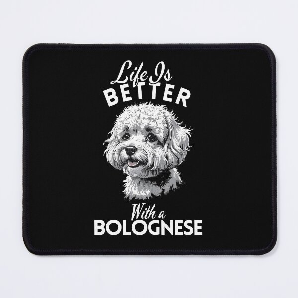 Item preview, Life Is Better With a Bolognese – Minimalist Elegant and Loyal Companion Design designed and sold by GoodyPaws.