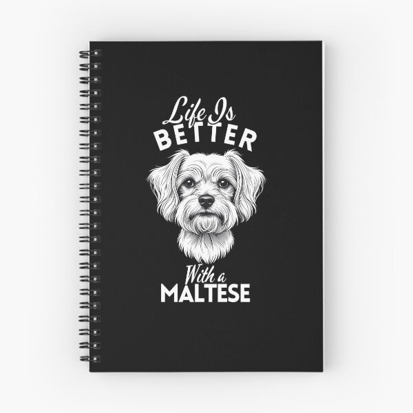 Item preview, Life Is Better With a Maltese – Minimalist Graceful and Loving Toy Dog Design designed and sold by GoodyPaws.