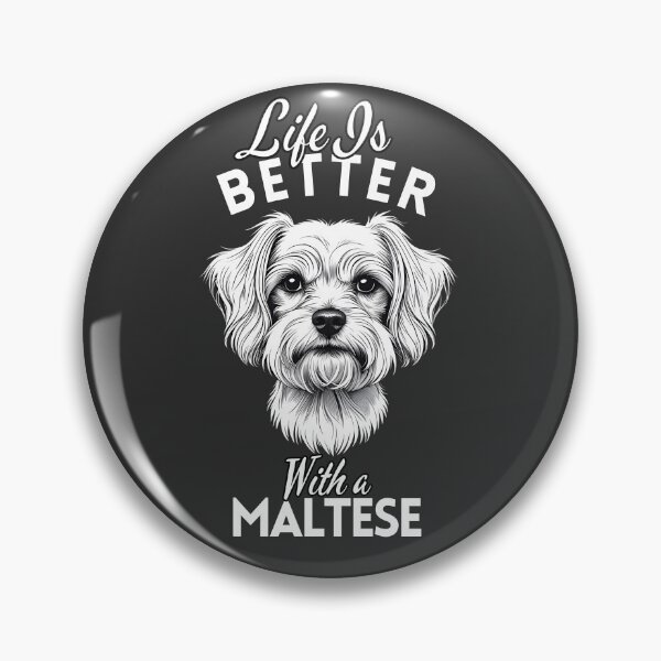 Item preview, Life Is Better With a Maltese – Minimalist Graceful and Loving Toy Dog Design designed and sold by GoodyPaws.