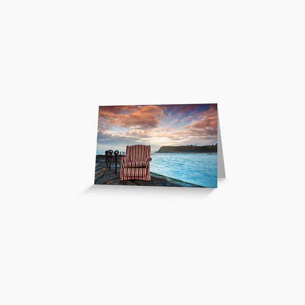 The Sun Is Beginning To Rise Greeting Card