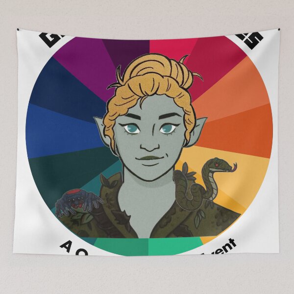 Item preview, Earth Genasi Druid Gina Promo Black designed and sold by Gina's Emporium.