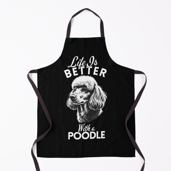 Item preview, Life Is Better With a Medium Poodle – Minimalist Elegant and Smart Companion Design designed and sold by GoodyPaws.