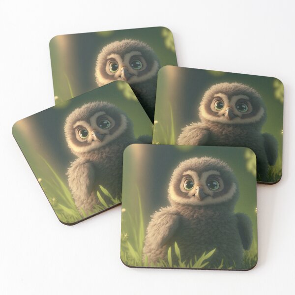 Item preview, A cute and tiny baby owl. designed and sold by DSAHART.