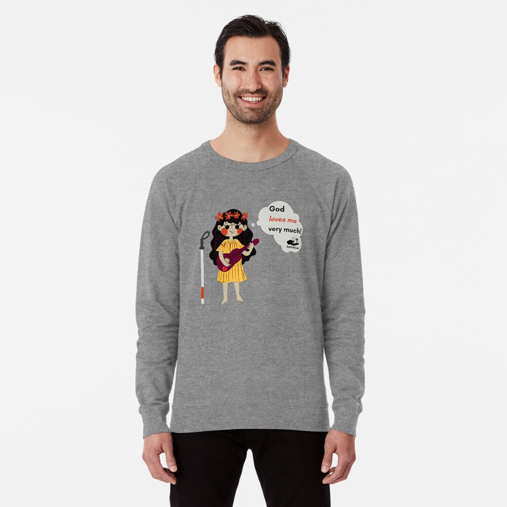 Item preview, Lightweight Sweatshirt designed and sold by Catholicus.