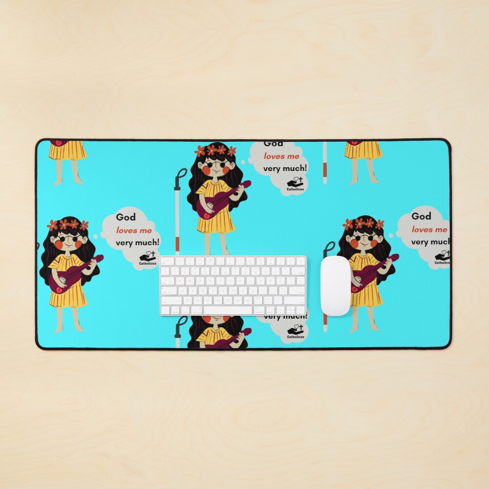 Item preview, Desk Mat designed and sold by Catholicus.