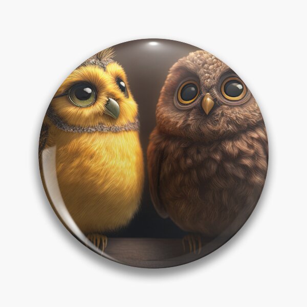 Item preview, A canary and owl. designed and sold by DSAHART.