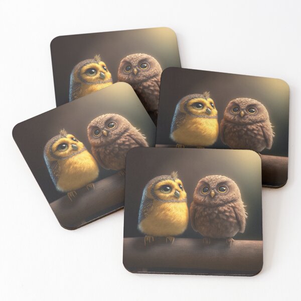 Item preview, A canary and owl. designed and sold by DSAHART.