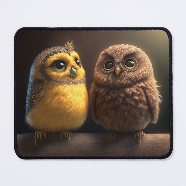 Item preview, A canary and owl. designed and sold by DSAHART.