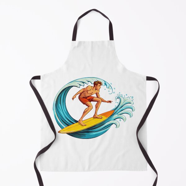 Item preview, Surfer riding a tall ocean wave, surfer surfing the waves on his surfboard, surfer and big wave designed and sold by Danler.