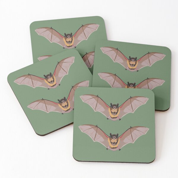 Item preview, B is Brown Bat, Brown Bat – Nocturnal Wildlife Art for Animal Lovers designed and sold by PrettylittlepastelUk.