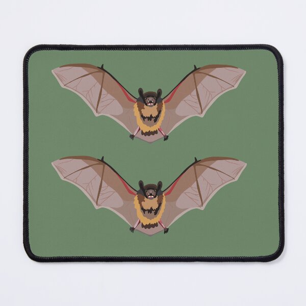Item preview, B is Brown Bat, Brown Bat – Nocturnal Wildlife Art for Animal Lovers designed and sold by PrettylittlepastelUk.