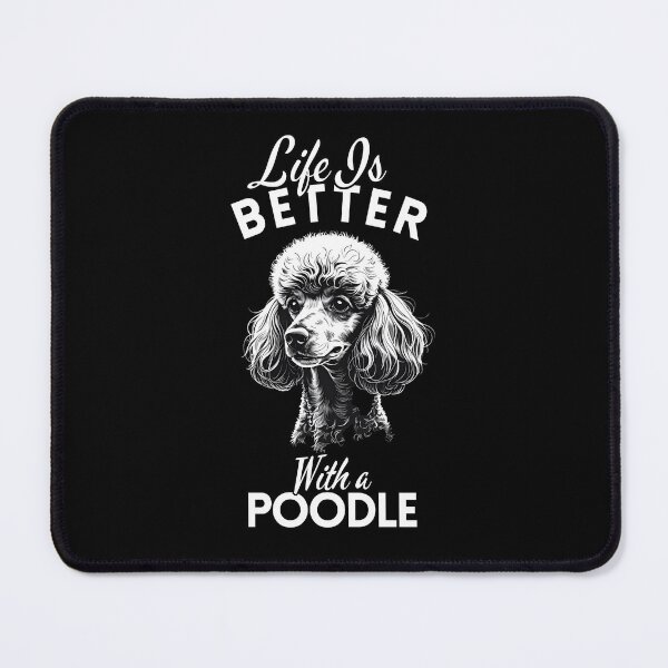Item preview, Life Is Better With a Miniature Poodle – Minimalist Elegant and Playful Companion Design designed and sold by GoodyPaws.
