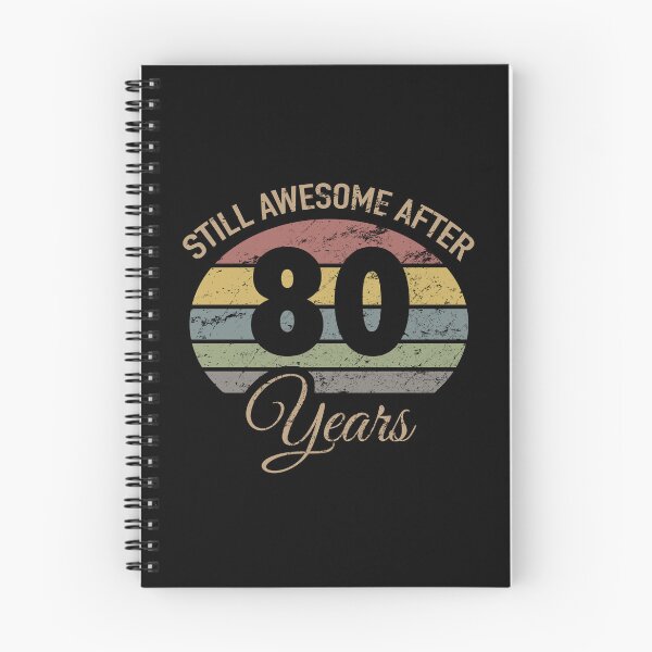 Item preview, Still Awesome 80th Birthday designed and sold by thepixelgarden.