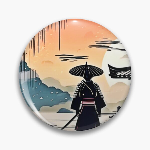Item preview, Samurai Sunset: Reflective Journey designed and sold by Health And Fitness Posts e-Store.
