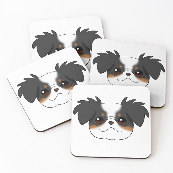 Item preview, Tricolor Japanese Chin designed and sold by OliRoseArt.