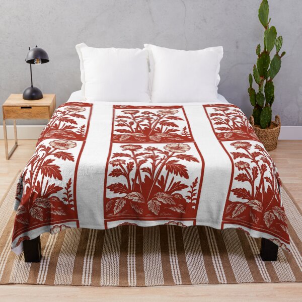 Item preview, Vintage Floral Block Print – Bold Botanical Woodcut Style Illustration designed and sold by ArtfulWeave.