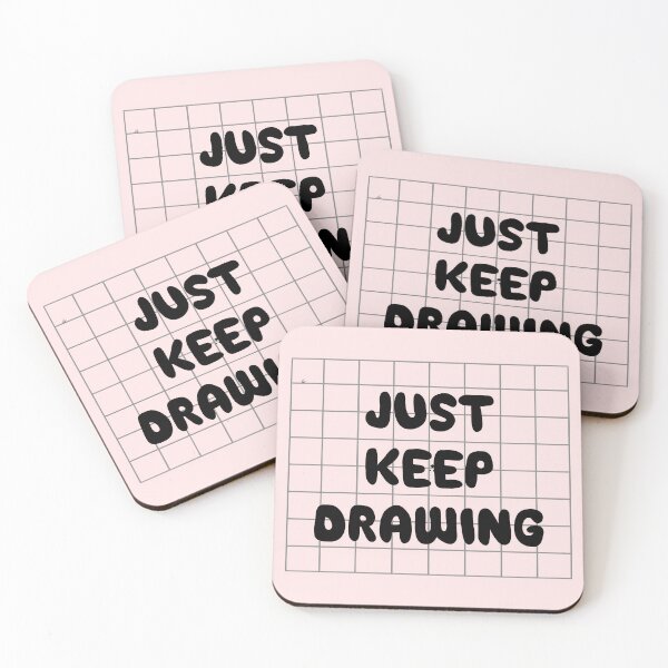 Item preview, Copy of Just Keep Painting Grid Only designed and sold by DeannesArtMess.