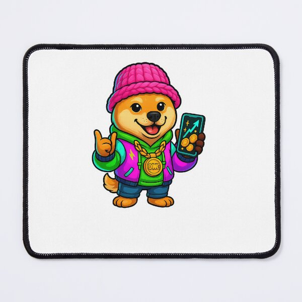 Item preview, DOG WIF COIN: Trendy Shiba Meme Sticker designed and sold by Julyvax.