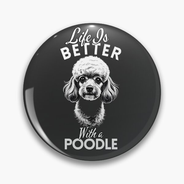 Item preview, Life Is Better With a Toy Poodle – Minimalist Elegant and Charming Companion Design designed and sold by GoodyPaws.