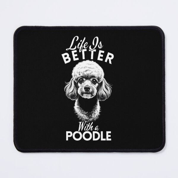 Item preview, Life Is Better With a Toy Poodle – Minimalist Elegant and Charming Companion Design designed and sold by GoodyPaws.