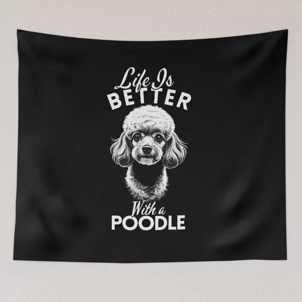 Item preview, Life Is Better With a Toy Poodle – Minimalist Elegant and Charming Companion Design designed and sold by GoodyPaws.