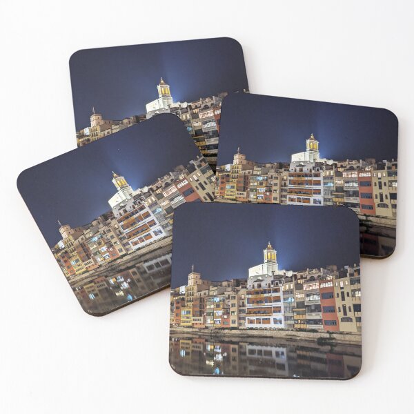 Item preview, Reflections of Girona on the Onyar River designed and sold by CharlieGall.