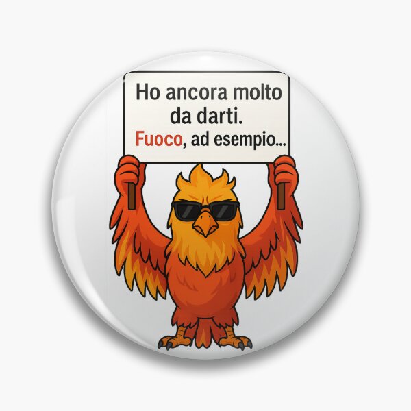 Item preview, HO ANCORA MOLTO DA DARTI. FUOCO, AD ESEMPIO… – Fenice Ironica designed and sold by IroniaeCo.