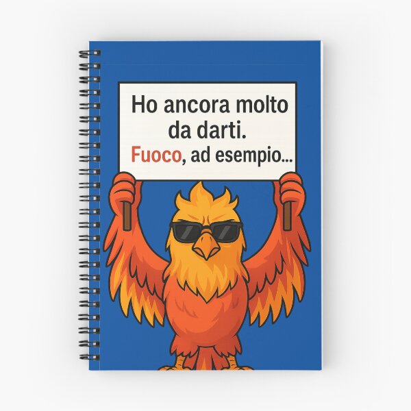 Item preview, HO ANCORA MOLTO DA DARTI. FUOCO, AD ESEMPIO… – Fenice Ironica designed and sold by IroniaeCo.