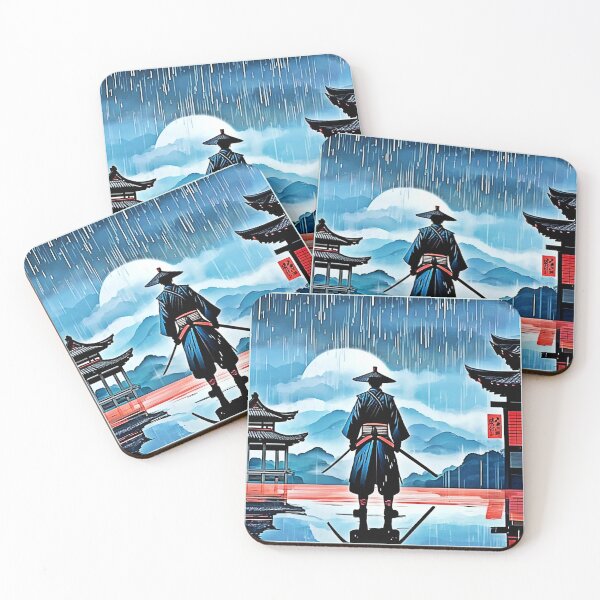 Item preview, Rainy Samurai: Silent Vigil designed and sold by Health And Fitness Posts e-Store.